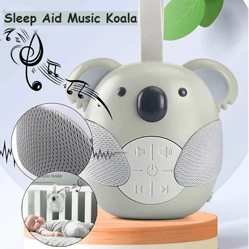 Newborn White Noise Machine Baby Sleeping Monitors Sleep Soother Infant Koala Music Soother Noise Sound Machine for Toddlers