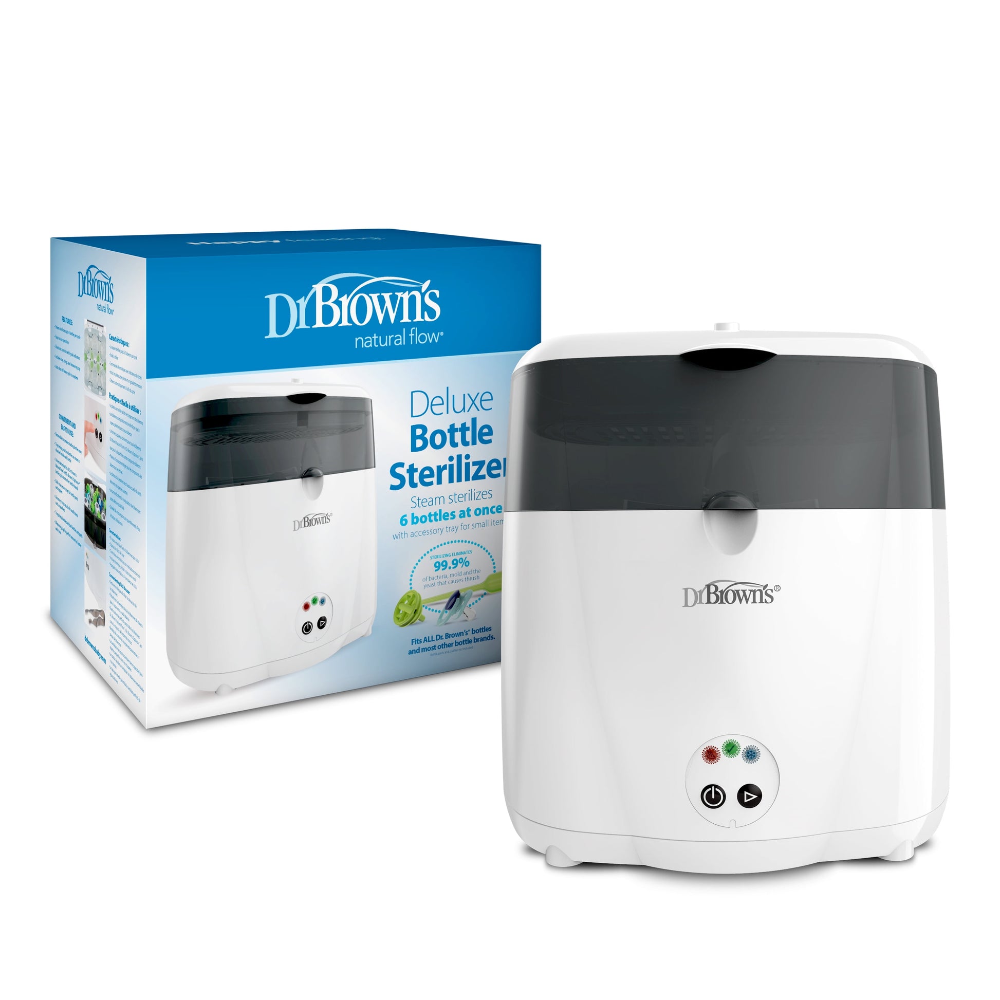 Deluxe Electric Sterilizer for Baby Bottles, Nipples, & Other Baby Essentials, BPA Free