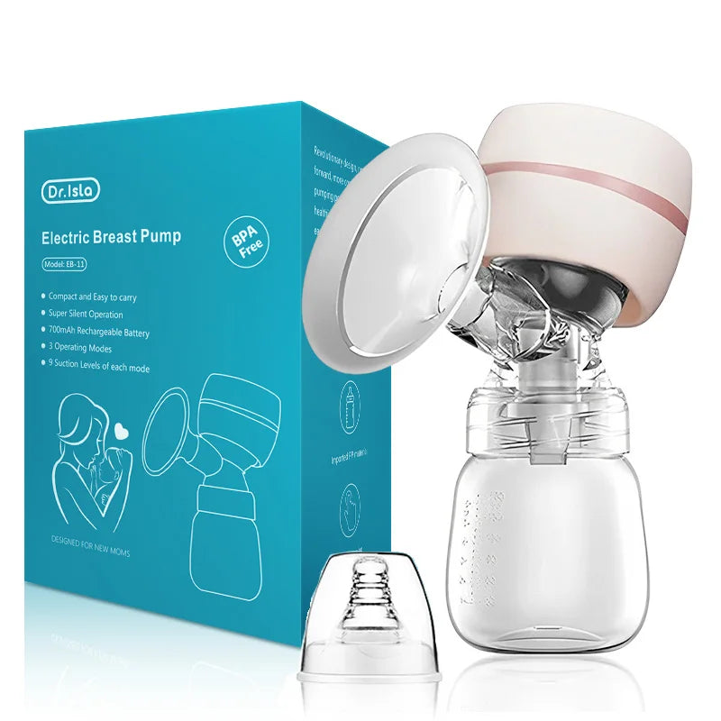 Automatic Electric Breast Pump USB Chargable Portable Breast Pump Silent Powerful Suction Breast Pump BPA Free