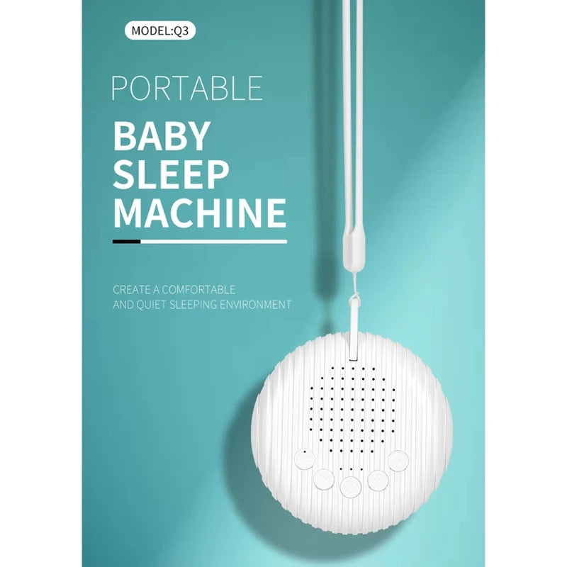 White Noise Machine Baby Infant Newborn Sound Machine 10 Natural Sounds White Noise for Babies Kids Home Office USB Portable