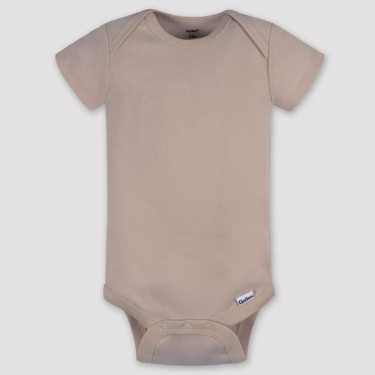 Gerber Baby 5Pk Tonal Short Sleeve Bodysuit