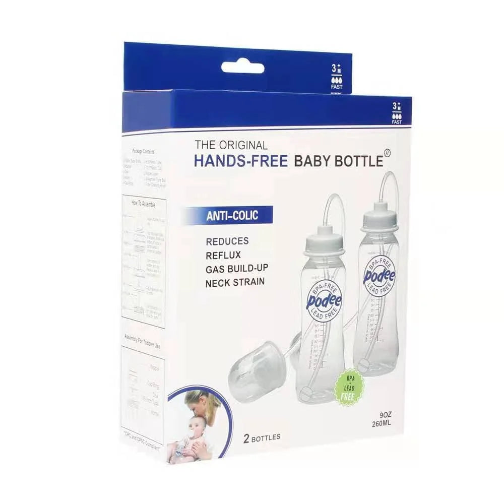 - Anti-Colic Self Feeding System 9 Oz (2 Pack - Blue)