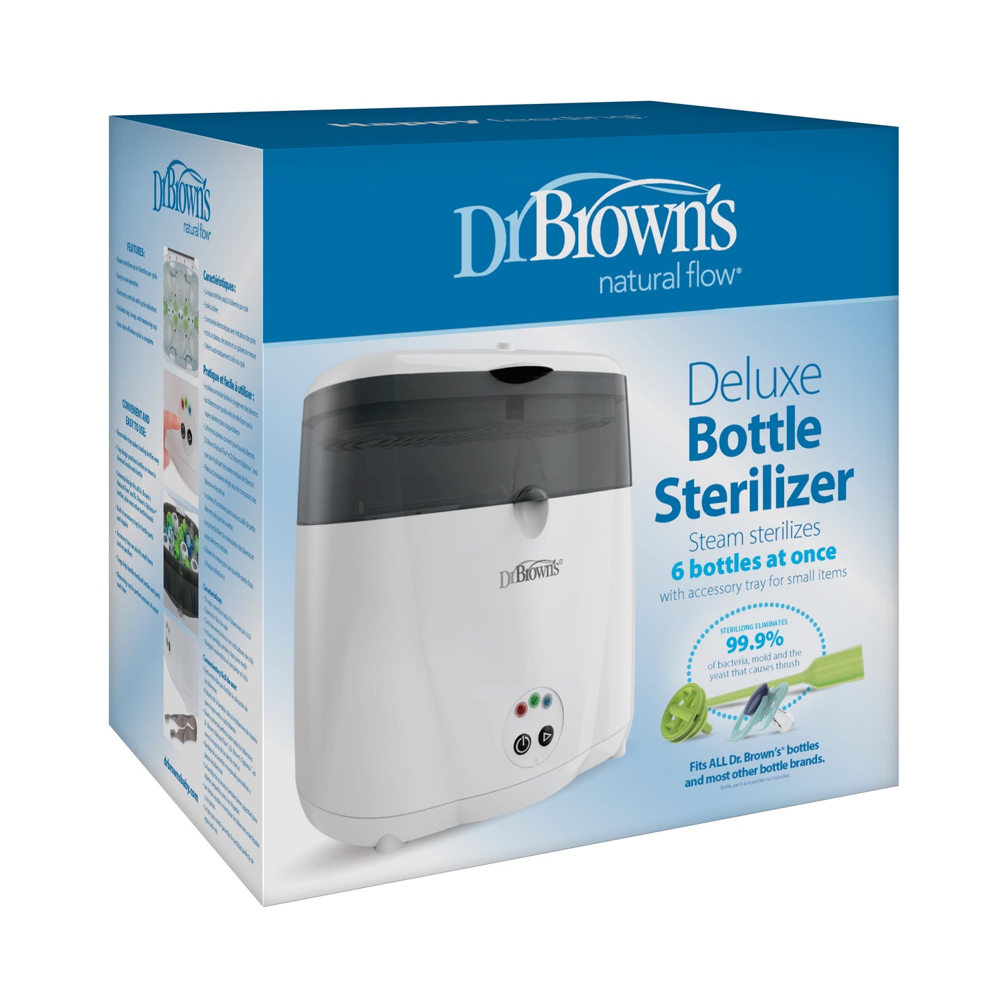 Deluxe Electric Sterilizer for Baby Bottles, Nipples, & Other Baby Essentials, BPA Free