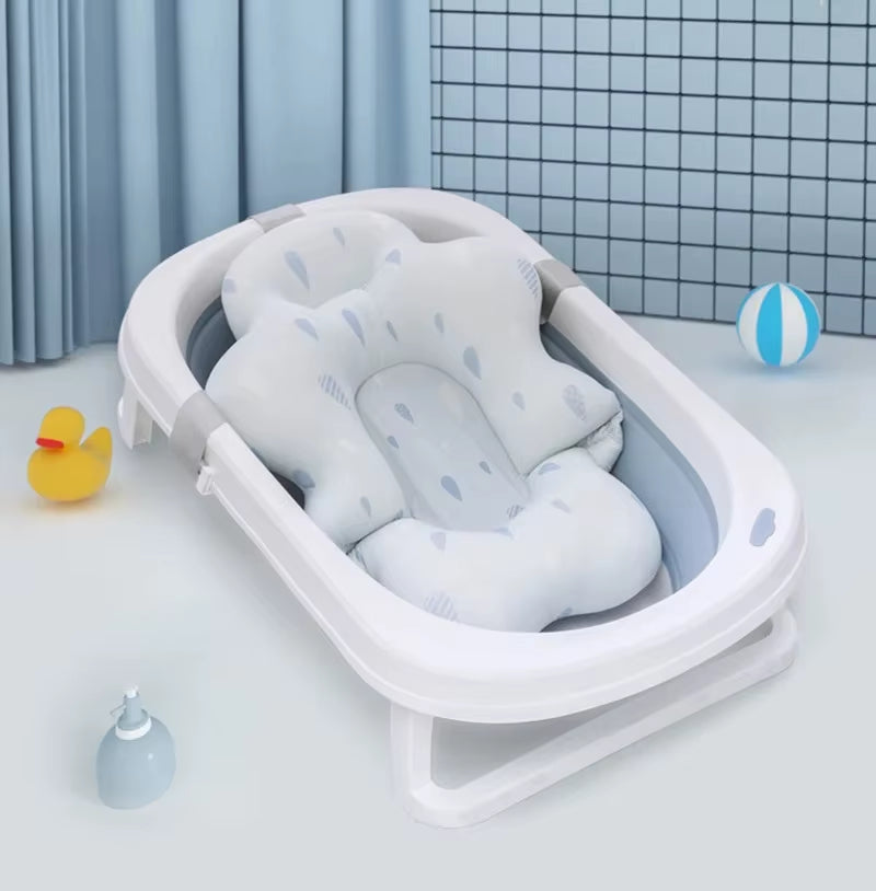  Baby Bath Tub Nonslip Pad Safety Bath Support Soft Comfort Body Cushion Mat Pillow